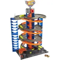 Hot Wheels City Parkeergarage speelset, inclusief 1 speelgoedauto en accessoires