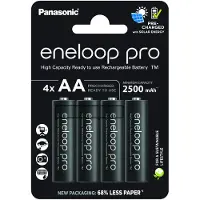 Panasonic Bk-3hcde/4be 2500mah Oplaadbare Batterij 4 Eenheden