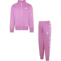 Nike Kids Joggingpak donkerroze / wit