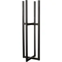 J-Line voet voor bloempot/mand zwart - metaal - 95,2 cm