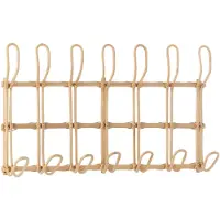 J-Line Kapstok Ellen 6 Haken Rotan Naturel