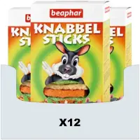 Beaphar 12x Knabbelsticks Konijnensnacks (Knaagdier) 150 gr
