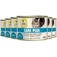 VITALstyle 6x Kattenvoer Blik Care Plus 200 gr