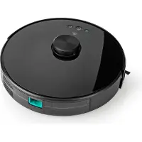 Nedis SmartLife Robotstofzuiger met stofstation | Laser navigatie | Wi-Fi | Zwart