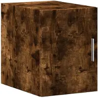 vidaXL Wandkast 30x42,5x40 cm bewerkt hout gerookt eikenkleurig