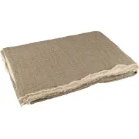 J-Line plaid strepen stiksel katoen/polyester 180x130x1cm