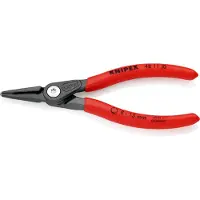 Knipex Precisie-borgveertang voor binnenringen in boringen | Anti-slip kunststof bekleed - 48 11 J0 SB