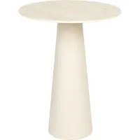 White Label Bijzettafel Joya Low Beige