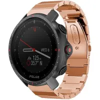 Strap-it Luxe metalen bandje - geschikt voor Polar Grit X / Grit X Pro / Vantage M / M2 / M3 / V3 - rosé goud