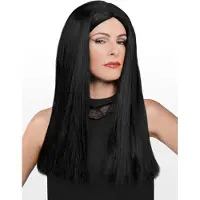 Rubies Morticia Addams Pruik - Kostuum pruik voor carnaval