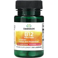 Swanson Health – Vitamine B-12 1000 mcg, 100 zuigtabletten