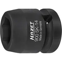 Hazet Krachtdopsleutel 900SK-14 · 1/2 inch (12,5 mm) vierkant hol · Buiten-zeskant-tractieprofiel · SW 14 mm