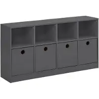 Loft 24 Alpi-Boekenkast - 4-laden - Grijs