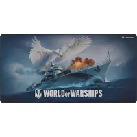 Natec Muismat Carbon 500 Maxi World of Warships 900x450mm, Muismat, Veelkleurig