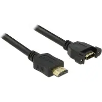 DeLOCK HDMI (m) - HDMI (v) inbouw adapter - versie 1.4 (4K 30Hz) - 0,50 meter