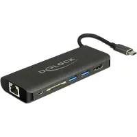 DeLOCK USB Type-C 3.1 dockingstation met HDMI, LAN & USB Aansluiting