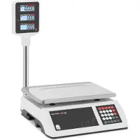 Steinberg Systems Controle weegschaal - 15 kg / 2 g - 31 x 21 cm - 6 LCD-schermen