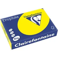 Clairefontaine Gekleurd papier Zonnegeel A4 160 grams (250 vel)