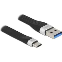 DeLOCK USB 3.2 Gen 1 FPC Flat Ribbon Cable USB Type-A to USB Type-C 13.5 cm PD 3 A