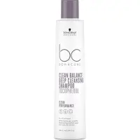 Schwarzkopf BonaCure Clean Performance Clean Balance Deep Cleansing Shampoo Tocopherol 250ml | Voor Shampoo Zonder Siliconen
