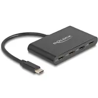 DeLOCK USB 3.2 Gen 2 USB Type-C Hub with 4 x USB Type-C female – 10 Gbps