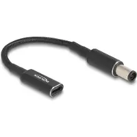 DeLOCK USB-C naar HP en Compaq notebook laadadapter | 7,4 x 5,0mm (met pin) | 0,15 meter