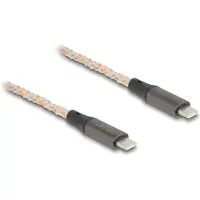 DeLOCK USB 2.0 Cable USB Type-C male to male PD 3.0 100 W with RGB illumination 1.20 m