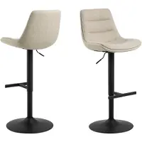 Molecule Barstoel Adisa Draaibaar Gaslift Beige