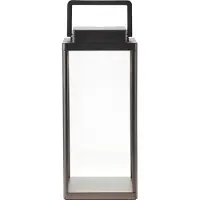 Brilliant lamp Quinn LED buitentafellamp zwart metaal/textiel zwart 2 W LED geïntegreerd