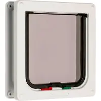 Flamingo Cat Mate 4 way locking cat flap kattenluik Wit