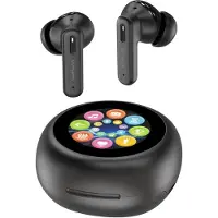 4smarts SkyBuds Screen ANC TWS Headset Draadloze Oordopjes Zwart