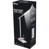 Trust Ergonomische Led-taaklamp Met Draadloze Oplader