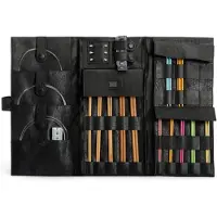MUUD Lucy. Handgemaakt Leren Etui Voor Breinaalden 30xo43xc15cm -