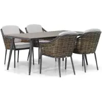 Coco Olivine/Matale 180 cm dining tuinset 5-delig