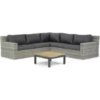 Garden Collections Amico/Riviera 75 cm hoek loungeset 4-delig
