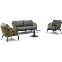Coco Nathan/Ralph 60 cm stoel-bank loungeset 4-delig