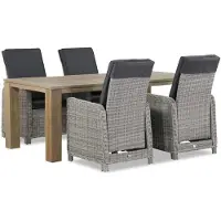 Garden Collections Bello/Brighton 200 cm dining tuinset 5-delig