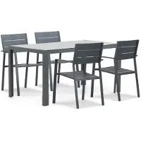 Lifestyle Garden Furniture Lifestyle Stella/Venustas 150 cm dining tuinset 5-delig