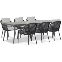 Coco Puerto/Matale 240 cm dining tuinset 7-delig