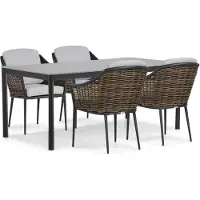 Coco Olivine/Como 180 cm dining tuinset 5-delig