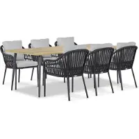 Coco Puerto/Montana 240 cm dining tuinset 7-delig