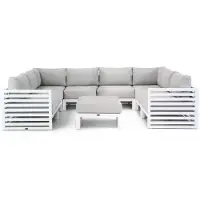 Santika Furniture Santika Jaya loungeset U-vorm 9-delig
