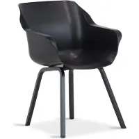 Hartman Tuinstoel Hartman Sophie Element Armchair Carbon Black (set van 2)