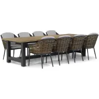 Coco Olivine/San Francisco 300 cm dining tuinset 9-delig