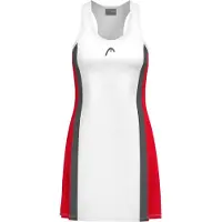 Head Tennisjurk Women Club 25 Dress Red White-XS