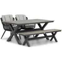Coco Como dining tuintafel 180 x 90 cm