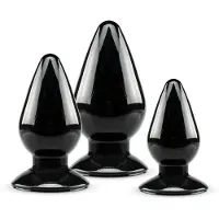 EasyToys Online Only Anaal Plug Set - Zwart
