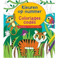 Deltas Kleuren op nummer - Lieve dieren / Les gentils animaux - Coloriages codés