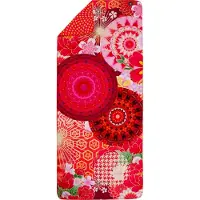 Hip Strandlaken YUKI Microvezel, 50x100, Sneldrogend, Reis, Sport, Omkeerbaar, Rood (1 stuk)