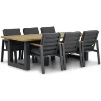 Lifestyle Garden Furniture Lifestyle Marietta/Talai 240 cm dining tuinset 7-delig